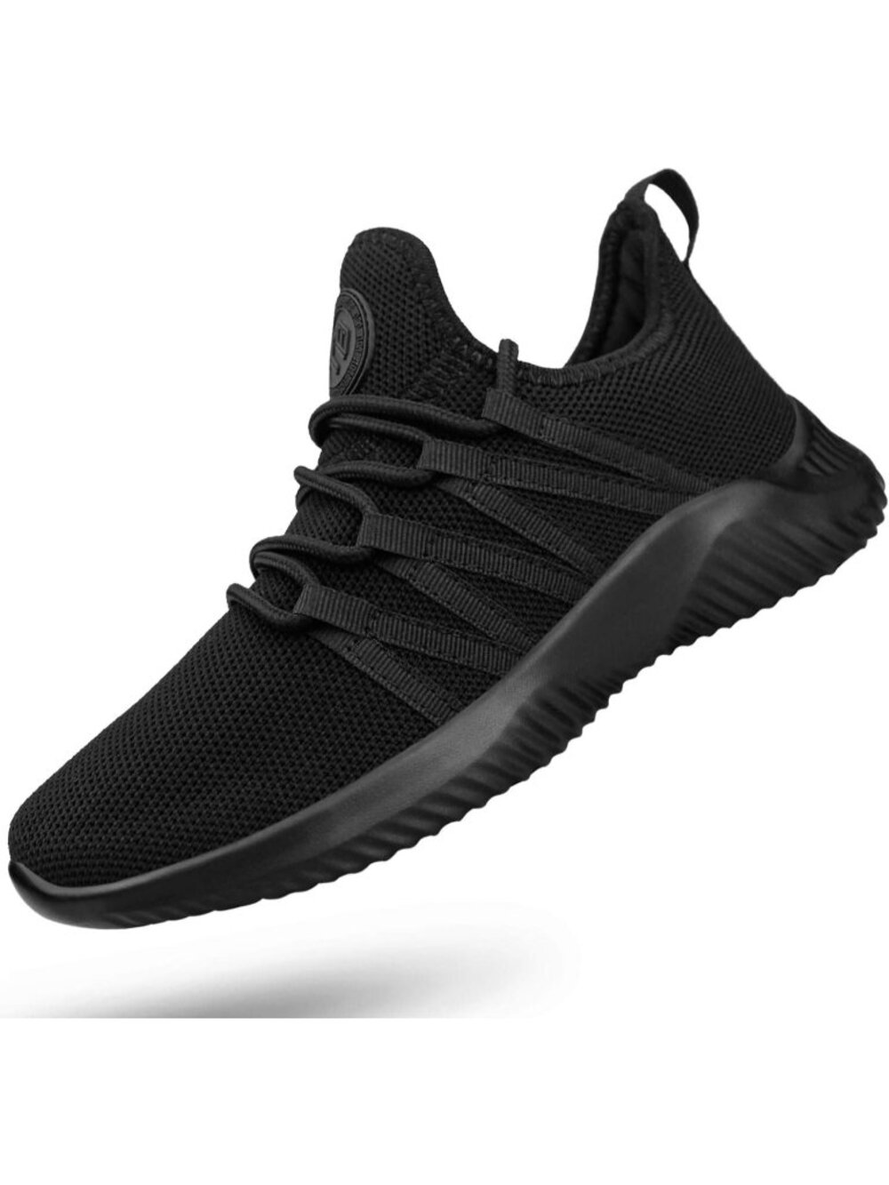 🆕Women's Black Slip On Running Shoes Non Slip Gym Workout Tennis Sneakers
